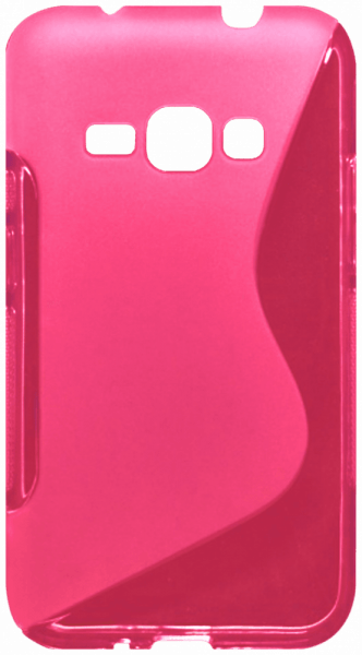Samsung Galaxy J1 2016 Dual (J120) szilikon tok s-line rózsaszín