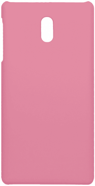 Nokia 3 Dual kemény hátlap gumírozott rózsaszín