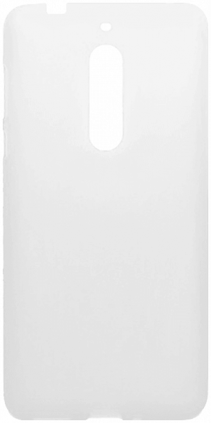 Nokia 5 szilikon tok matt-fényes keret fehér