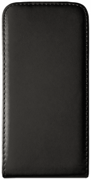 LG K8 2017 lenyíló flipes bőrtok fekete