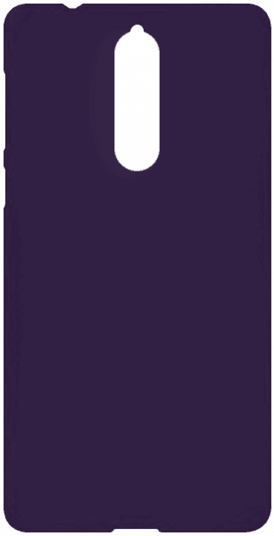 Nokia 8 Dual kemény hátlap gumírozott lila