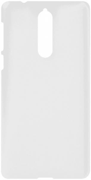 Nokia 8 Dual kemény hátlap gumírozott fehér