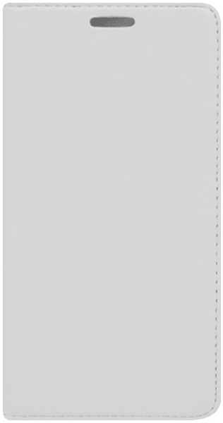 Huawei P20 oldalra nyíló flipes bőrtok asztali tartó funkciós fehér