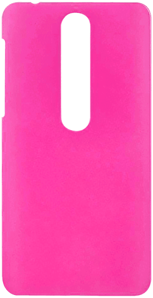 Nokia 6 2018 kemény hátlap gumírozott magenta