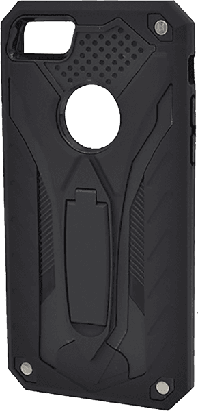 Apple iPhone 8 ütésálló tok logó kihagyós fekete