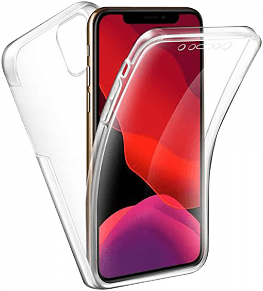 Apple iPhone 11 Pro Max szilikon tok 360 ° védelem átlátszó