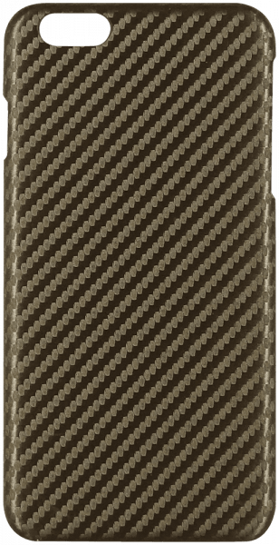 Apple iPhone 6 Plus szilikon tok karbon mintás barna