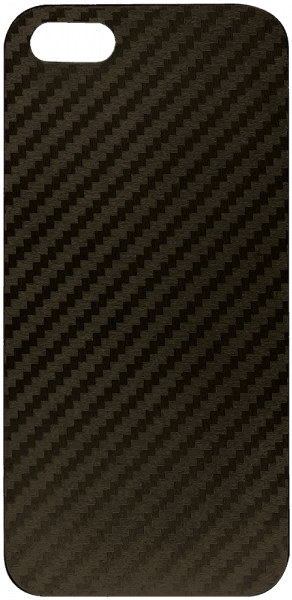 Apple iPhone 5S kemény hátlap karbon mintás sötétbarna