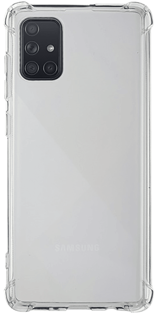 Samsung Galaxy A71 (SM-A715F) szilikon tok légpárnás sarok átlátszó