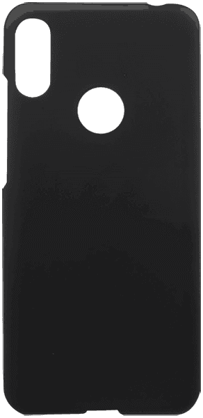 Huawei Y6s (2019) kemény hátlap gumírozott fekete