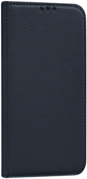 Xiaomi Redmi 8A oldalra nyíló flipes bőrtok rombusz mintás fekete