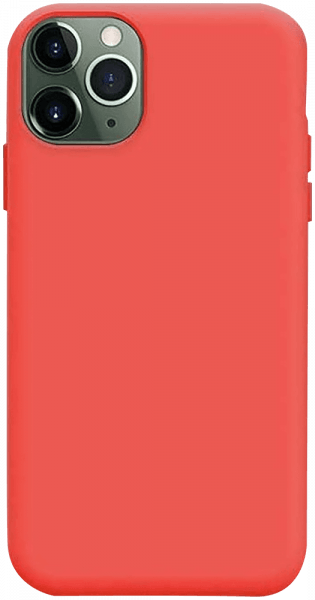 Apple iPhone 11 Pro szilikon tok matt piros