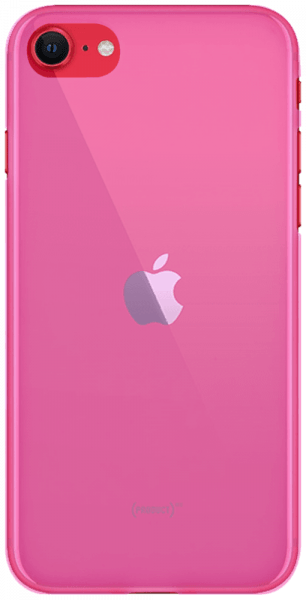 Apple iPhone 8 szilikon tok átlátszó rózsaszín