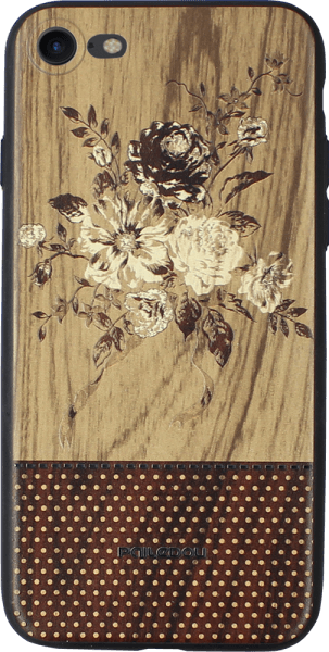 Apple iPhone 8 kemény hátlap fa mintás virágokkal