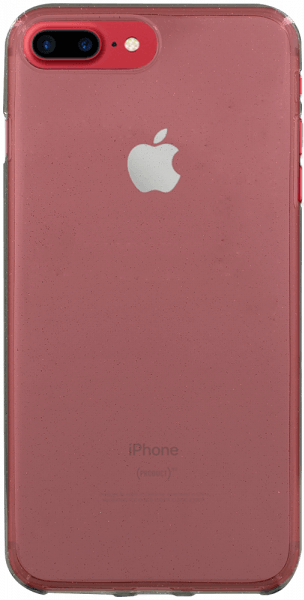 Apple iPhone 8 Plus szilikon tok csillogó füstszínű