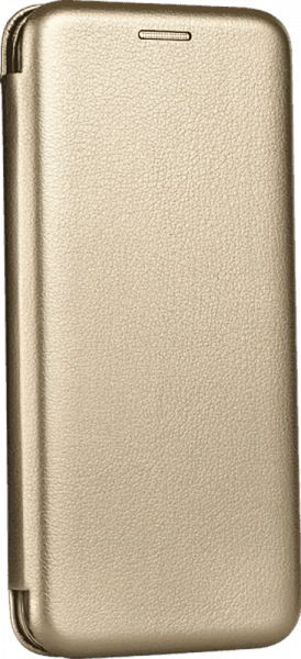 Huawei Y5P oldalra nyíló mágneses flipes bőrtok prémium minőség arany