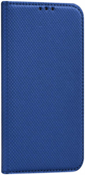 Xiaomi Redmi 9A oldalra nyíló flipes bőrtok rombusz mintás sötétkék