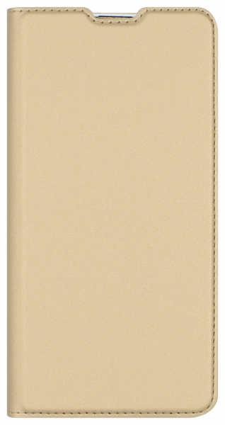 Galaxy A20s (SM-A207F) oldalra nyíló flipes bőrtok bankkártya tartó arany