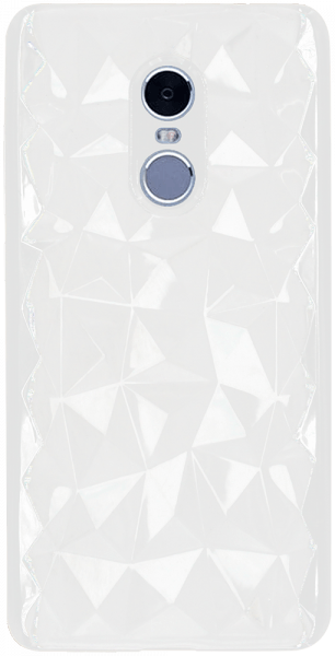 Xiaomi Redmi Note 4X szilikon tok 3D gyémántmintás fehér