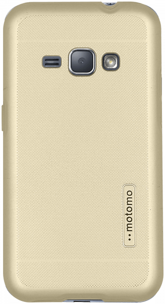 Samsung Galaxy J1 2016 (J120) kemény hátlap érdes felületű arany