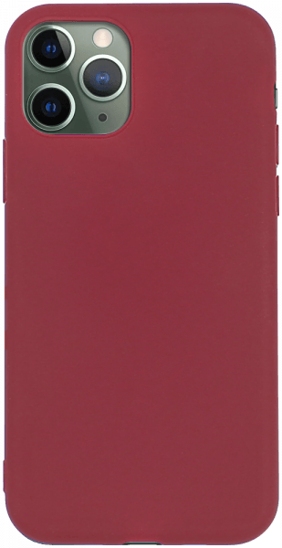 Apple iPhone 11 Pro szilikon tok matt bordó