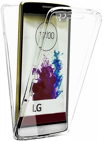 LG K8 (K350n) szilikon tok 360 ° védelem átlátszó