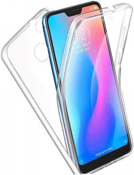 Xiaomi Redmi 4X kemény hátlap szilikon előlap 360 ° védelem átlátszó