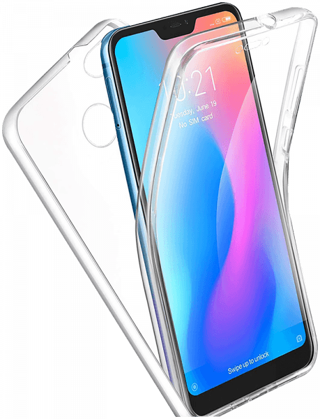 Xiaomi Redmi 4X kemény hátlap szilikon előlap 360 ° védelem átlátszó