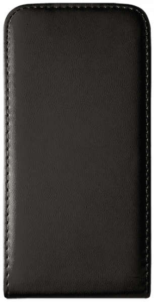 Sony Xperia L1 lenyíló flipes bőrtok fekete