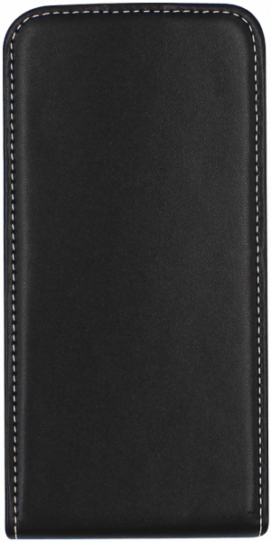 Oppo A1k lenyíló flipes bőrtok fekete