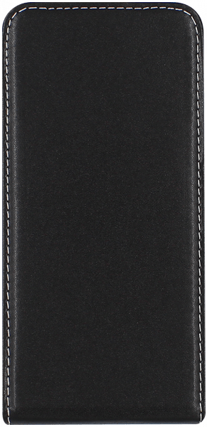 Motorola Moto G9 Play lenyíló flipes bőrtok fekete