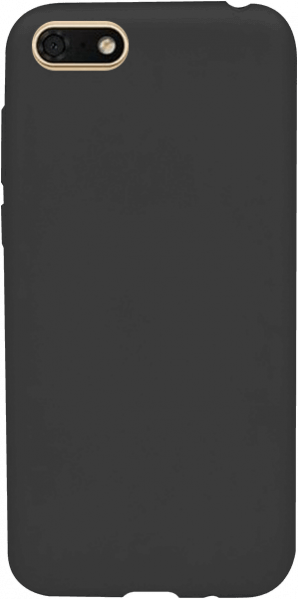 Huawei Y5 Prime 2018 (Y5 2018) szilikon tok matt fekete