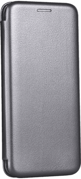 Samsung Galaxy S21 Ultra 5G (SM-G998B) oldalra nyíló mágneses flipes bőrtok prémium minőség ezüst