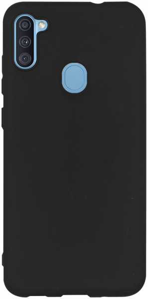 Samsung Galaxy A11 (SM-A115F) szilikon tok matt fekete