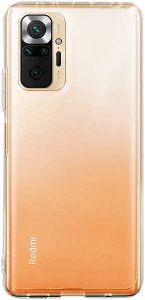 Xiaomi Redmi Note 10 Pro szilikon tok közepesen ütésálló átlátszó