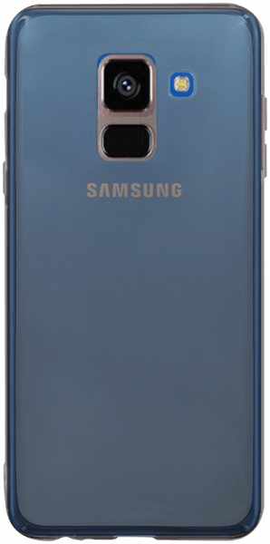 Samsung Galaxy A6 Plus 2018 Dual (A605) szilikon tok átlátszó füstszínű