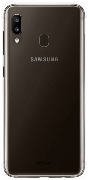 Samsung Galaxy A20 (SM-205) kemény hátlap gyári ROAR légpárnás sarok átlátszó