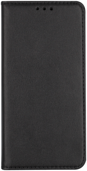 Motorola Moto E6 Plus oldalra nyíló flipes bőrtok asztali tartó funkciós fekete