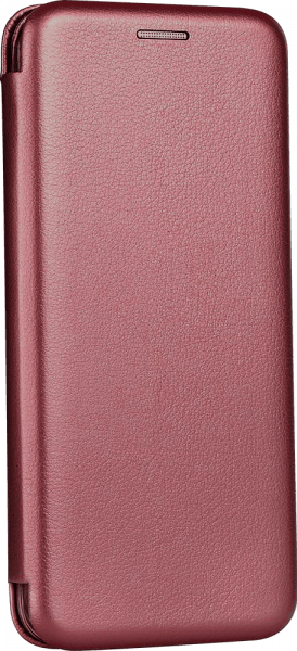 Xiaomi Mi Note 10 oldalra nyíló mágneses flipes bőrtok prémium minőség bordó