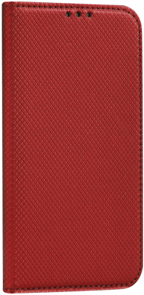 Motorola Moto G Pro oldalra nyíló flipes bőrtok rombusz mintás piros