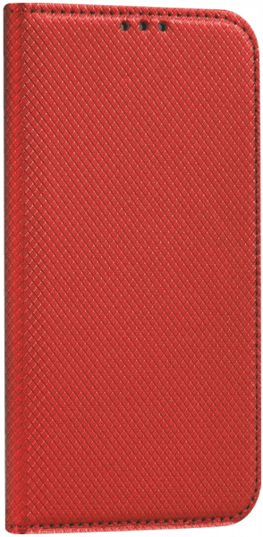 Xiaomi Mi 11 oldalra nyíló flipes bőrtok rombusz mintás piros