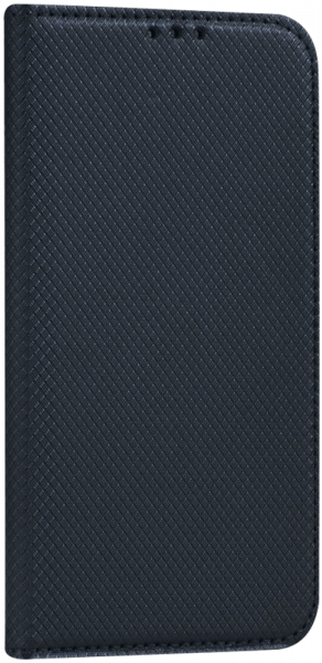 Alcatel 3L 2019 oldalra nyíló flipes bőrtok rombusz mintás fekete