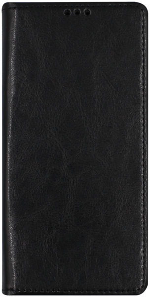 Samsung Galaxy A42 5G (SM-A426B) oldalra nyíló flipes bőrtok valódi bőr fekete