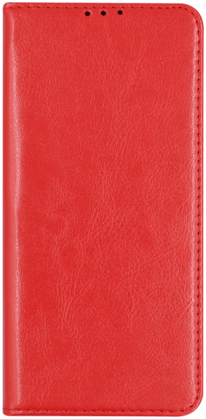 Samsung Galaxy S20 (SM-G980F) oldalra nyíló flipes bőrtok valódi bőr piros