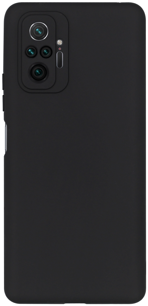 Xiaomi Redmi Note 10 Pro szilikon tok kameravédővel matt fekete