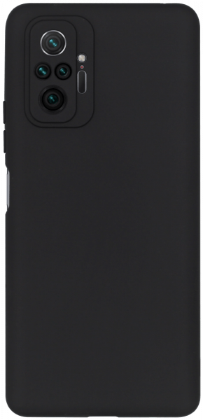Xiaomi Redmi Note 10 Pro szilikon tok kameravédővel matt fekete