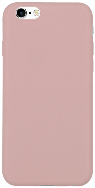 Apple iPhone 6 szilikon tok matt púderszínű