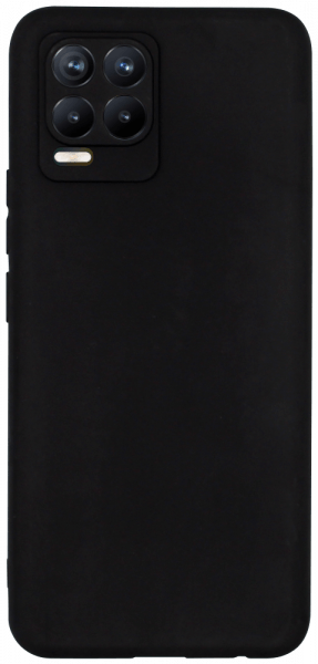 Realme 8 szilikon tok kameravédővel matt fekete