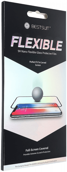 Apple iPhone 13 Pro Max flexibilis hibrid képernyővédő fólia fekete