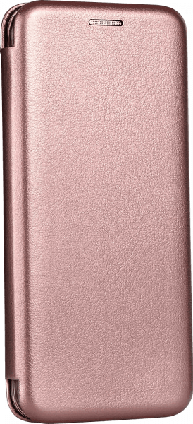 Apple iPhone 13 Pro Max oldalra nyíló mágneses flipes bőrtok prémium minőség rozéarany